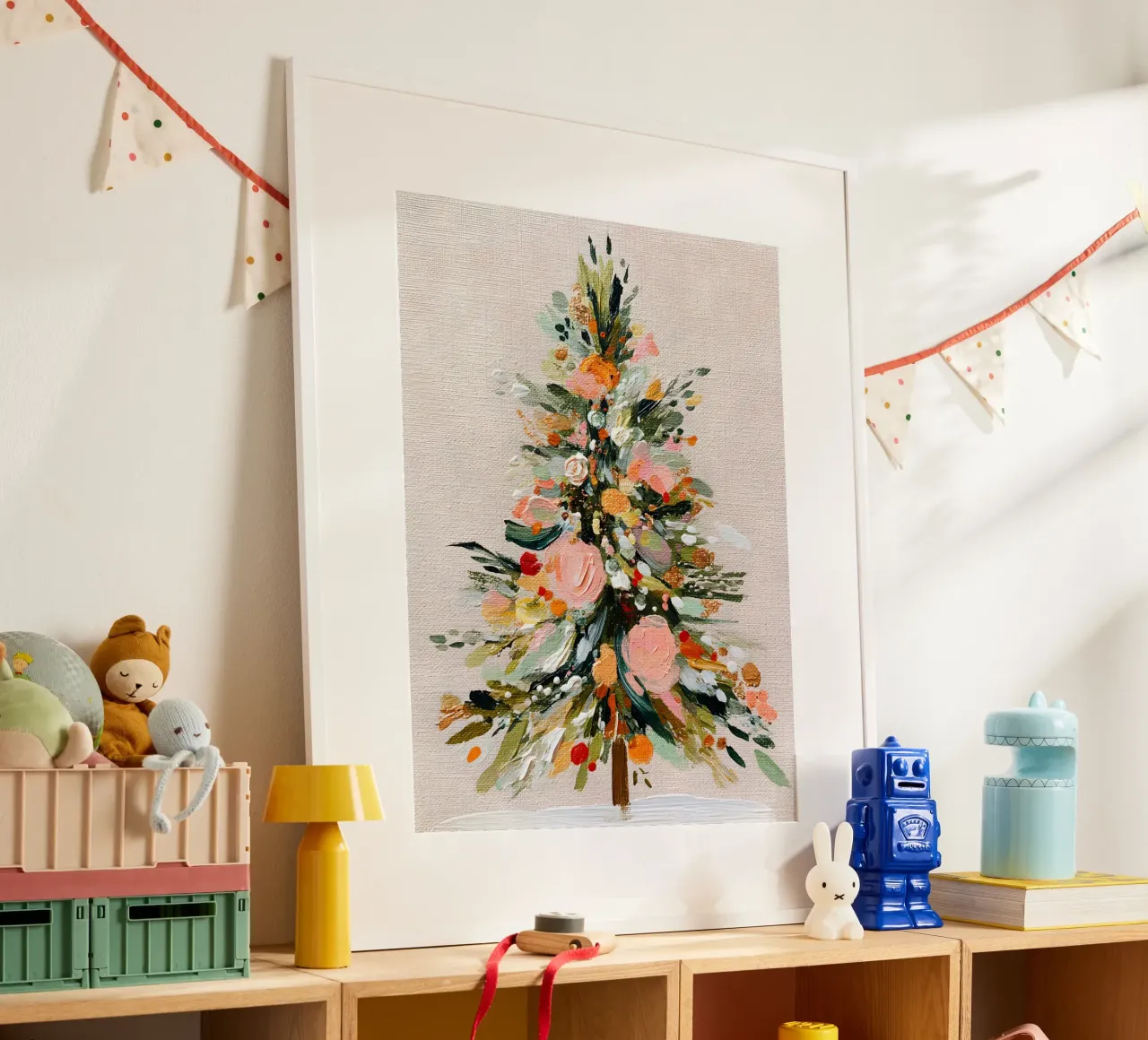 Rosy Evergreen Glow carta hahnemühle da velvetwinterstudio