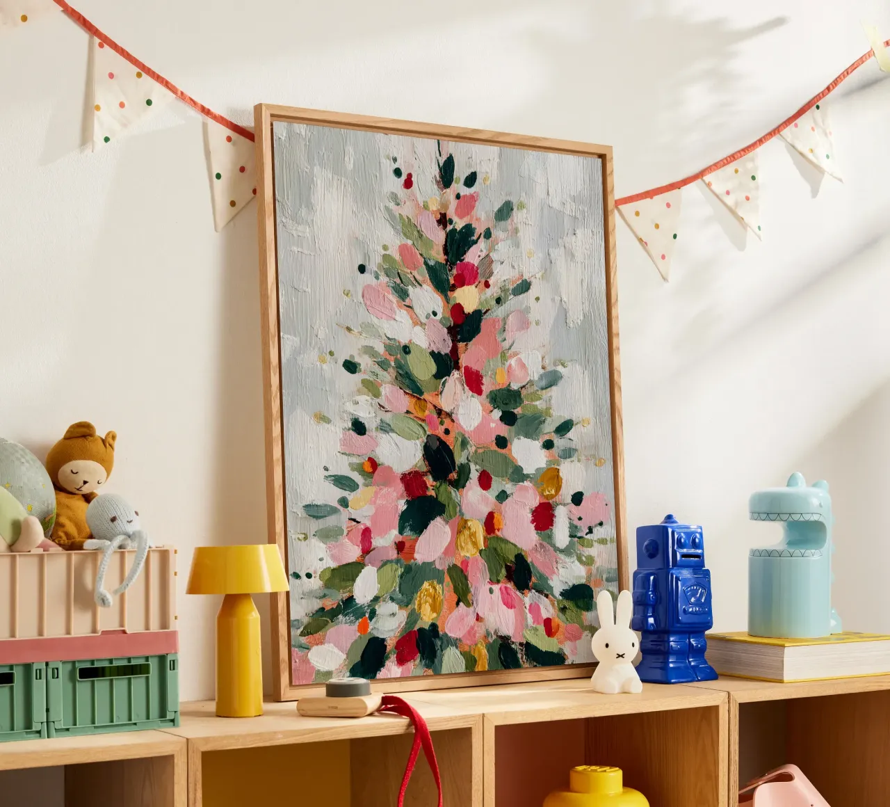 Painterly Snow Tree plexiglass da velvetwinterstudio