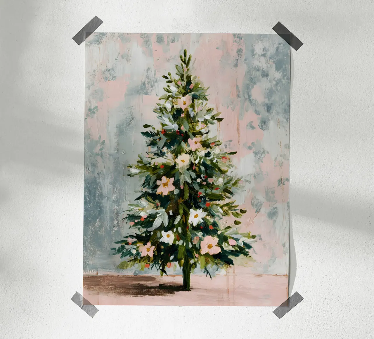 Winter Calm Tree carta hahnemühle da velvetwinterstudio