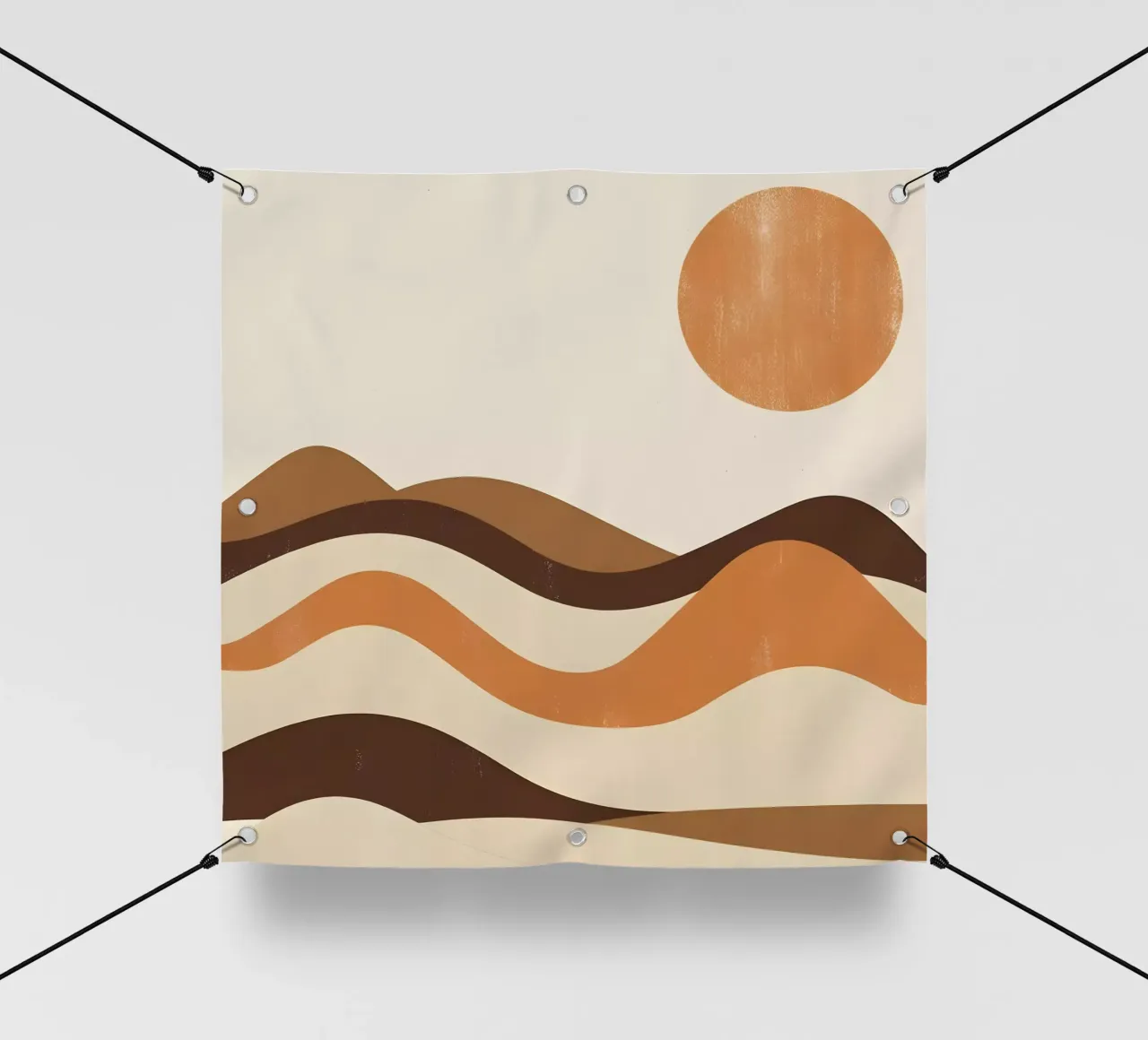 Orizzonti baciati dal sole telo in pvc da Artistic-shop