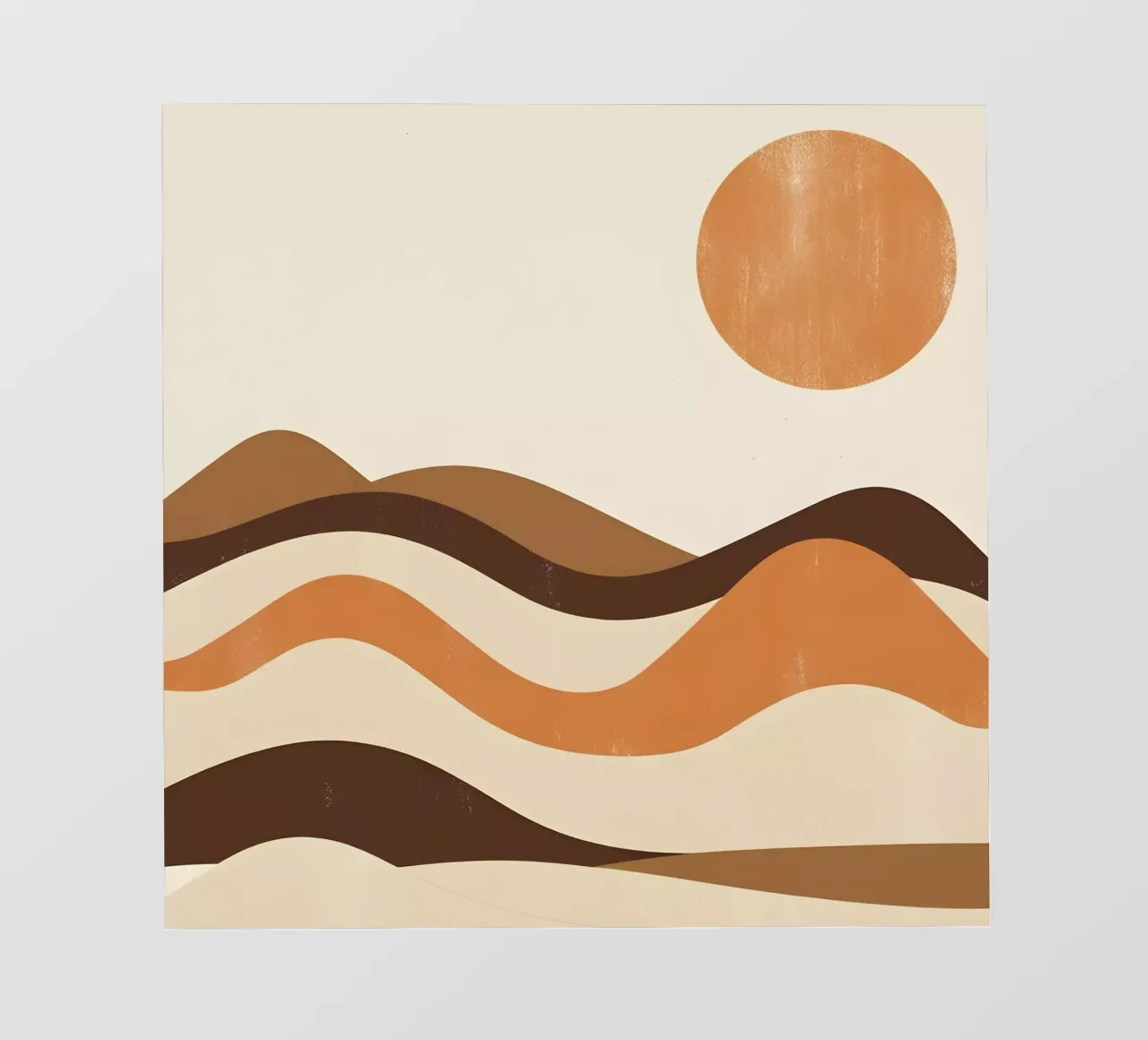 Orizzonti baciati dal sole telo in pvc da Artistic-shop