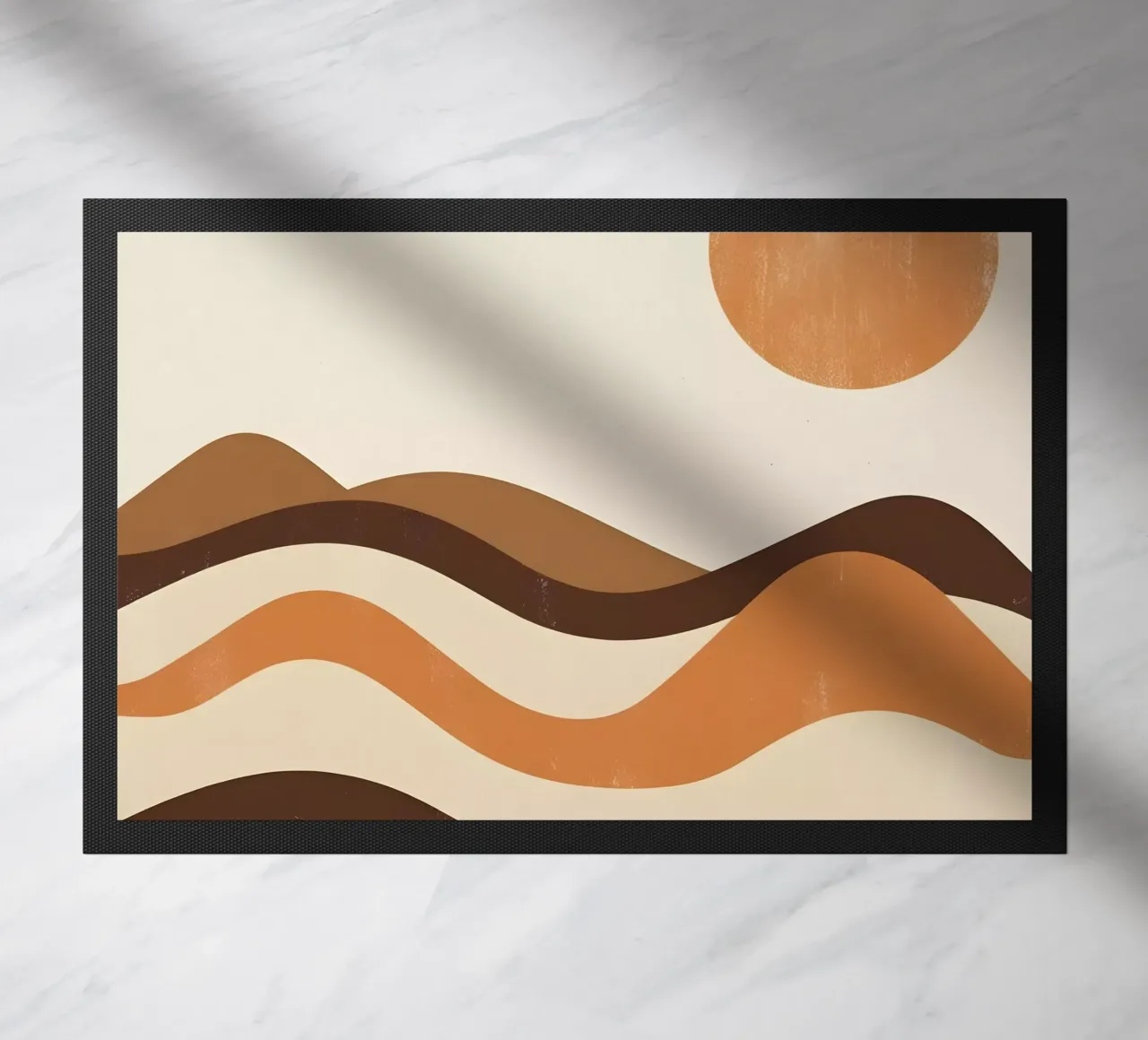 Zonovergoten horizonten deurmat van Artistic-shop