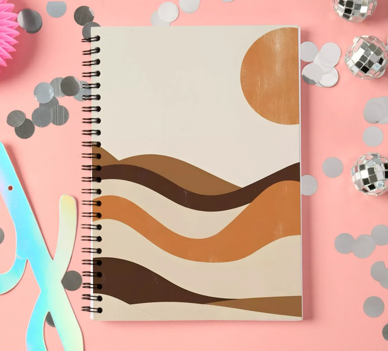 Sun-kissed Horizons spiral notebook by Artistic-shop