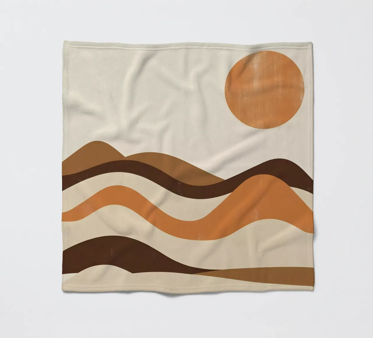 Orizzonti baciati dal sole coperta in pile da Artistic-shop