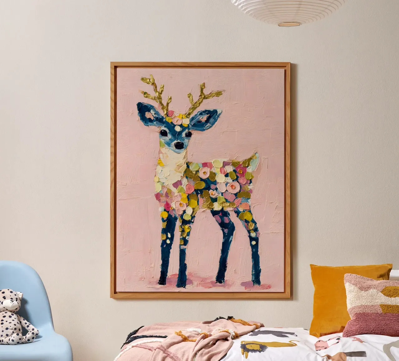 Confetti Reindeer alluminio dibond da velvetwinterstudio