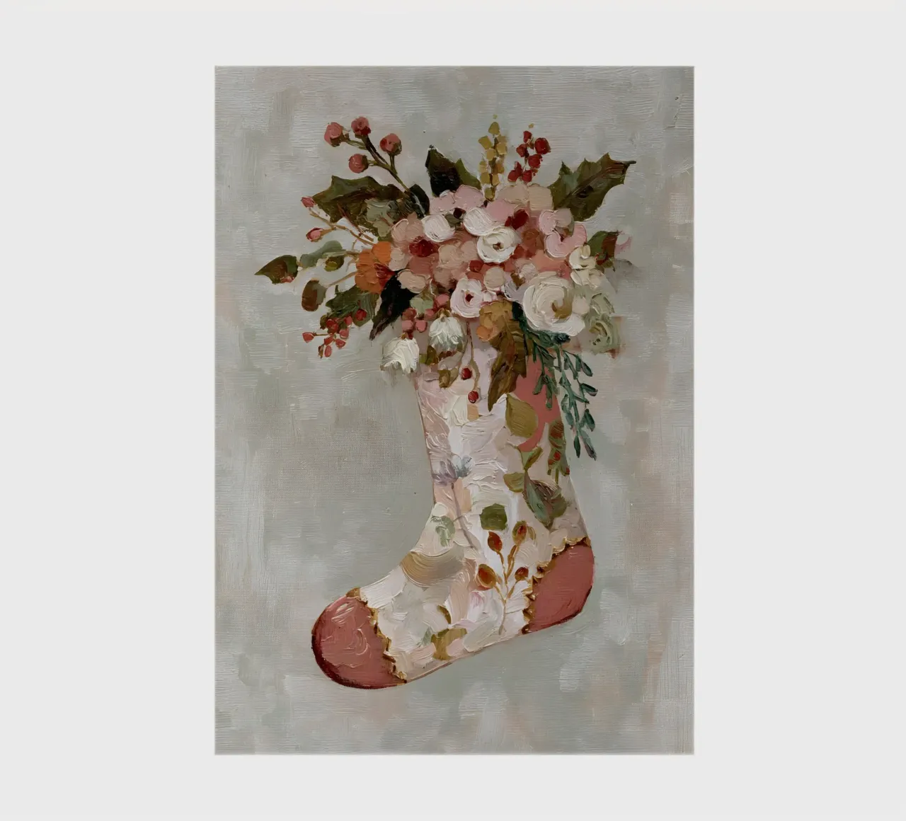 Stocking of Blooms diario da velvetwinterstudio