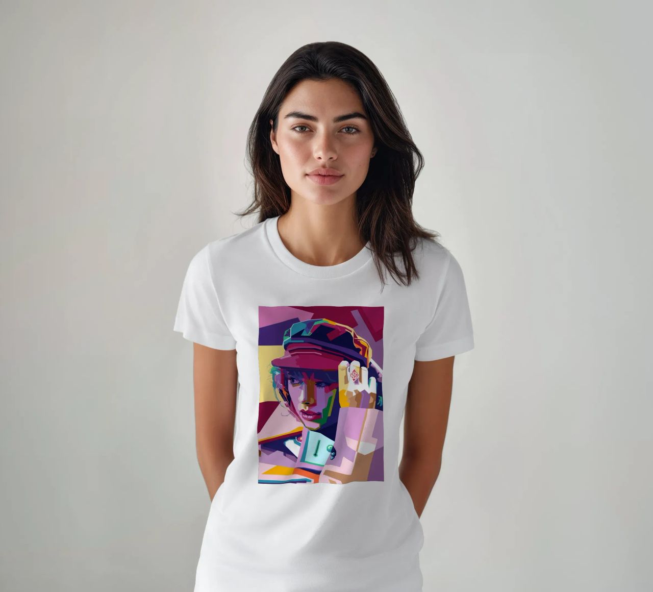 Taylor Swift WPAP Stile pop art t-shirt da SW Artwork