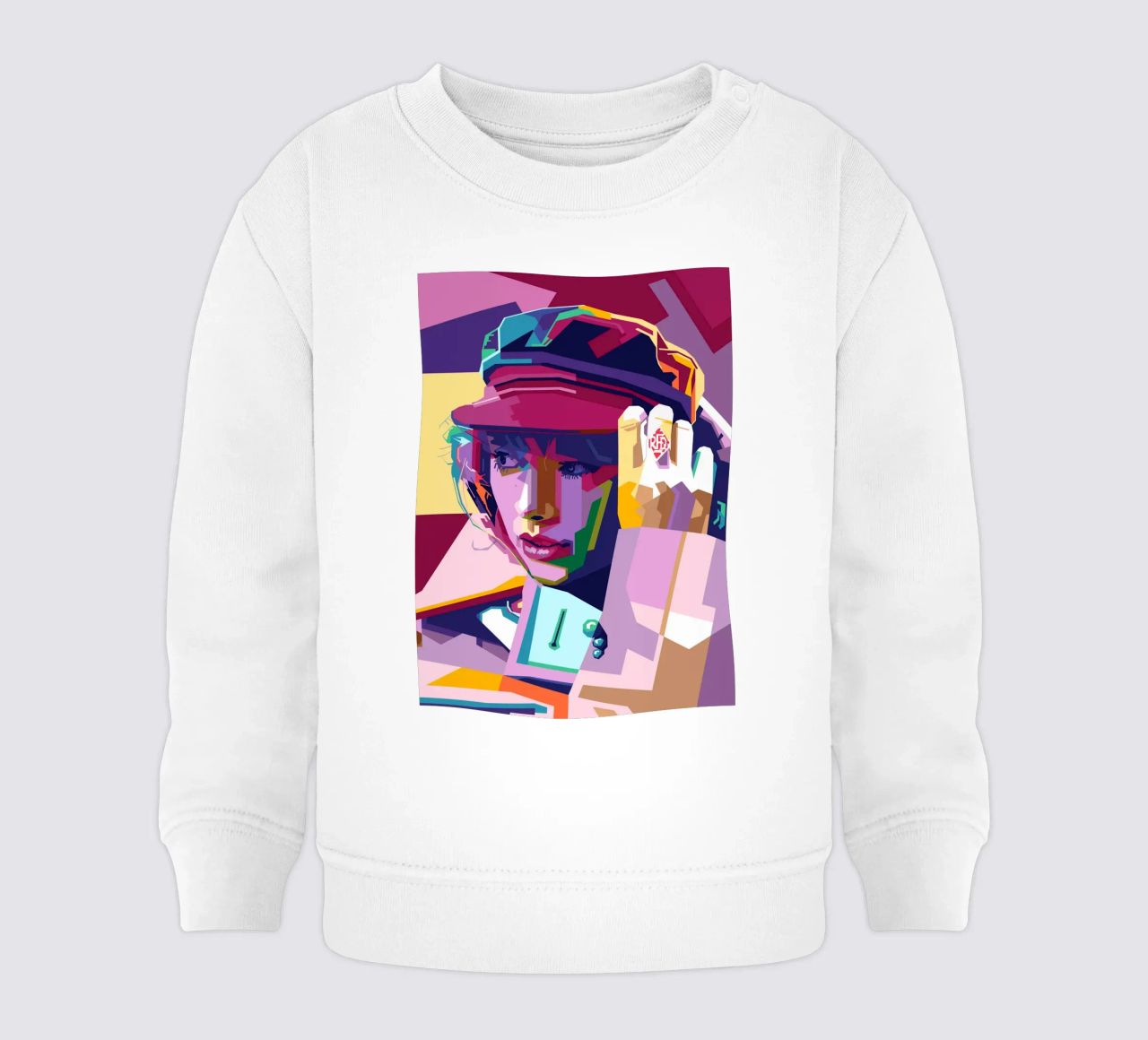 Taylor Swift WPAP Stile pop art felpa neonato da SW Artwork