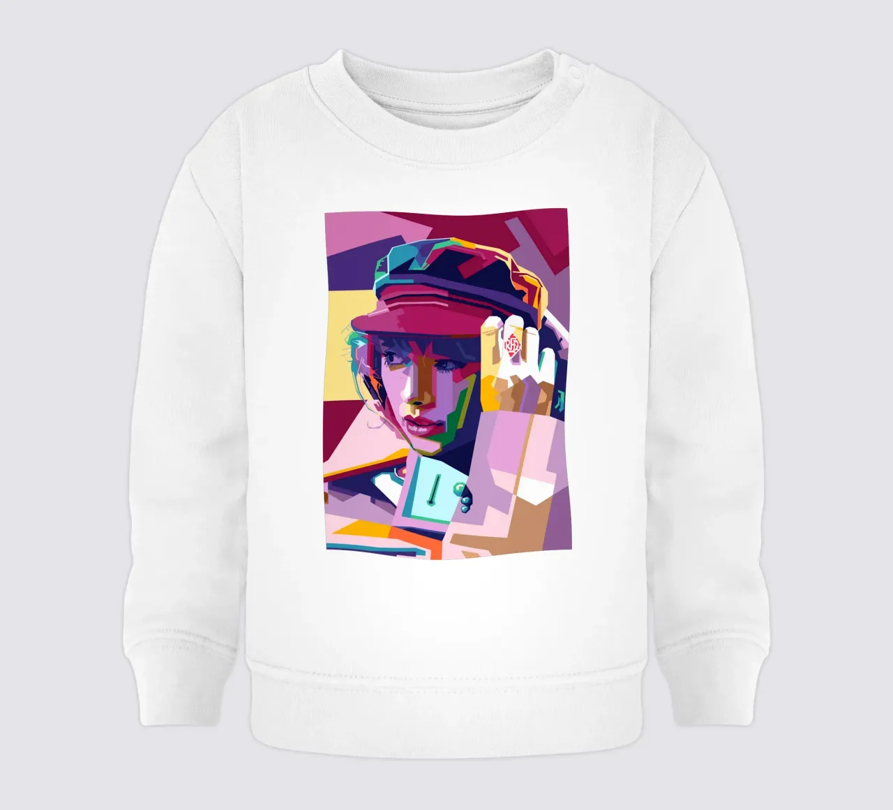 Taylor Swift WPAP Pop Art Style sweat pour bébé de SW Artwork