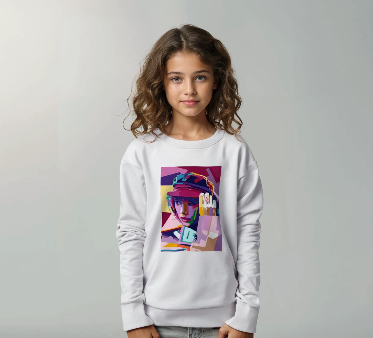 Taylor Swift WPAP Stile pop art felpa bambino da SW Artwork