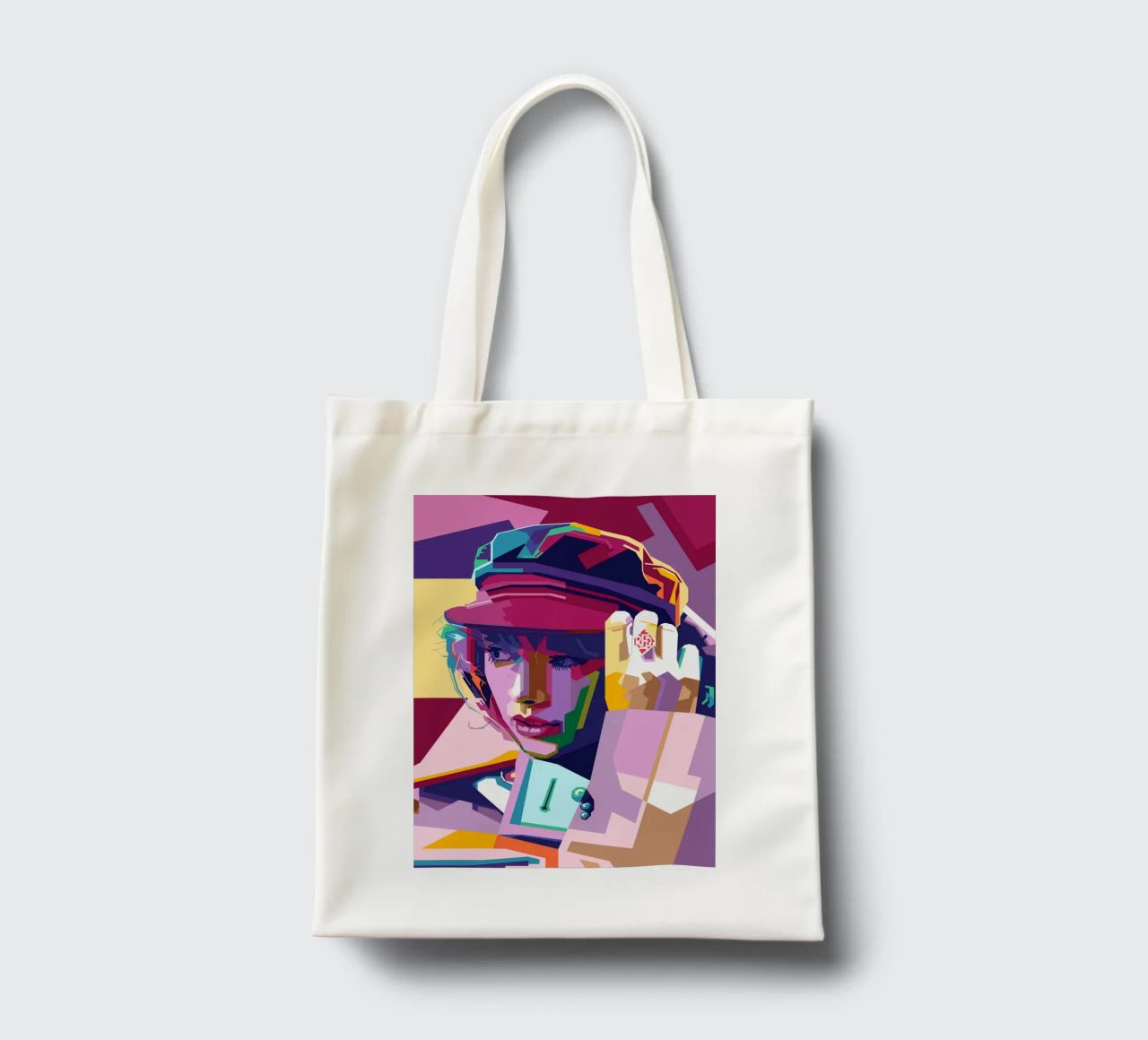 Taylor Swift WPAP Stile pop art borsa in juta da SW Artwork