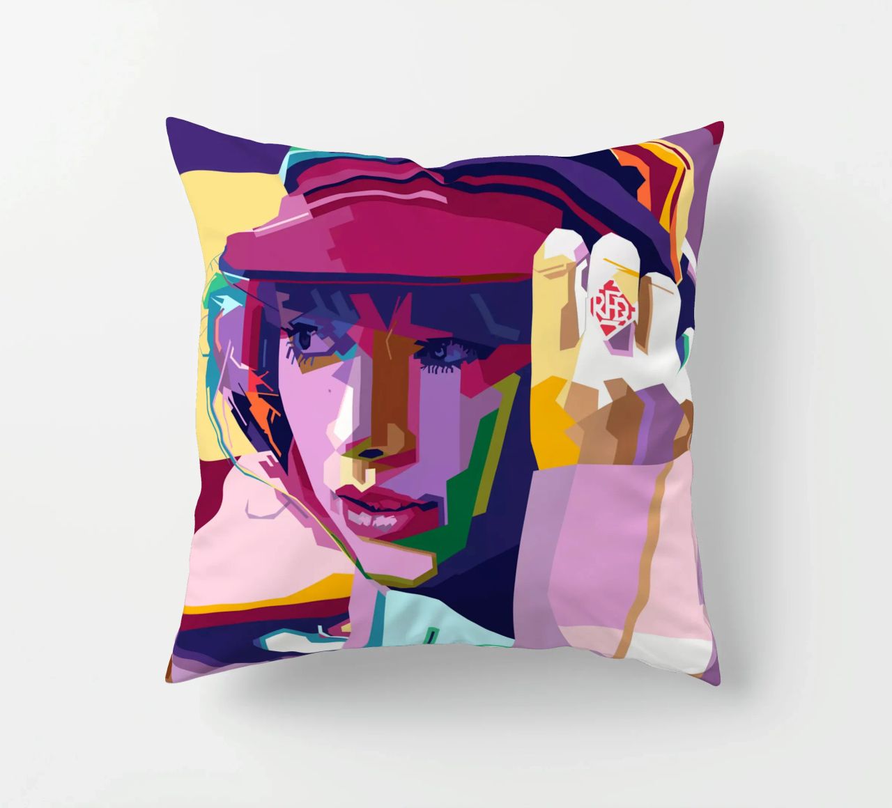 Taylor Swift WPAP Stile pop art cuscino da SW Artwork