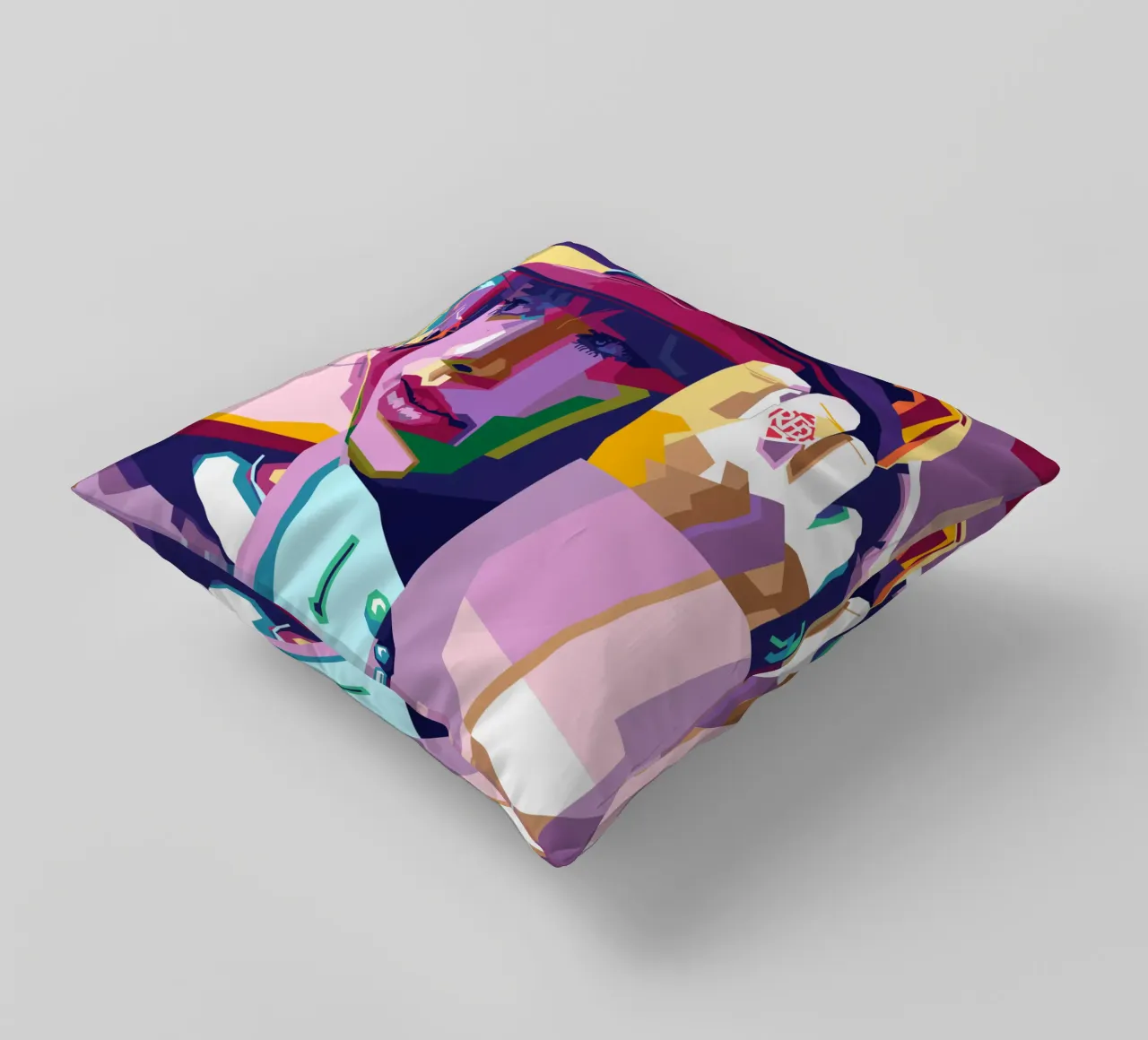 Taylor Swift WPAP Pop Art Style decorative cushion by SW Artwork