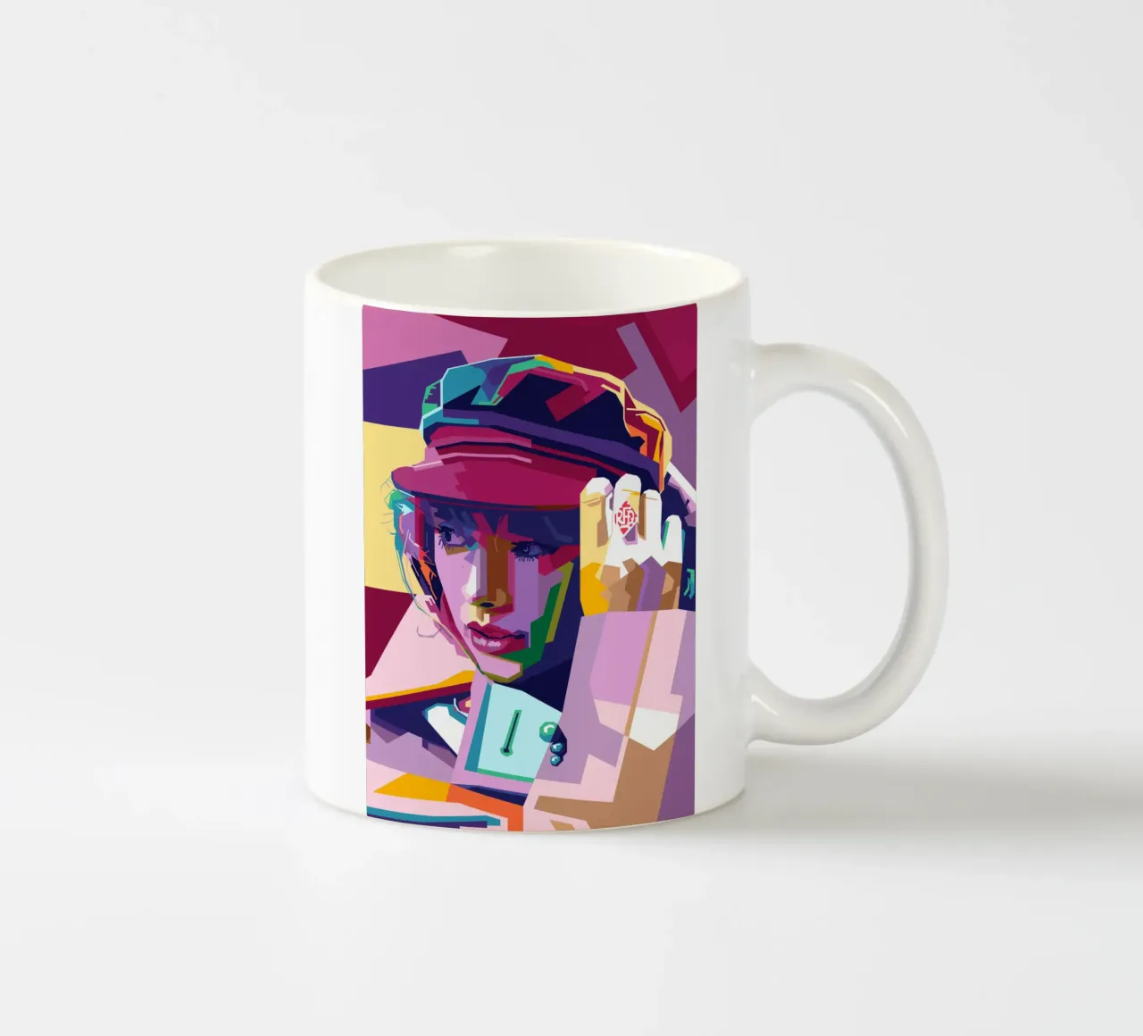Taylor Swift WPAP Pop Art Style mug en céramique de SW Artwork