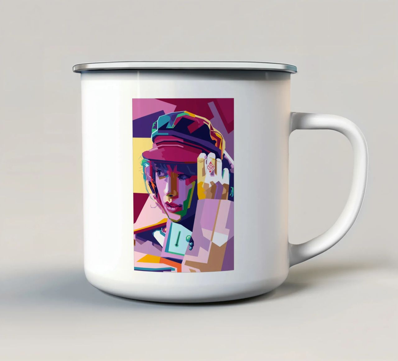 Taylor Swift WPAP Stile pop art tazza in smalto da SW Artwork