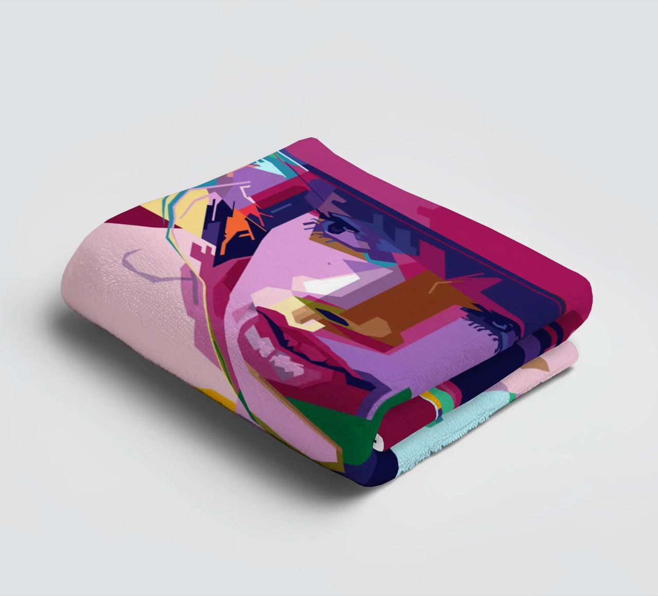 Taylor Swift WPAP Pop Art Style towel by SW Artwork