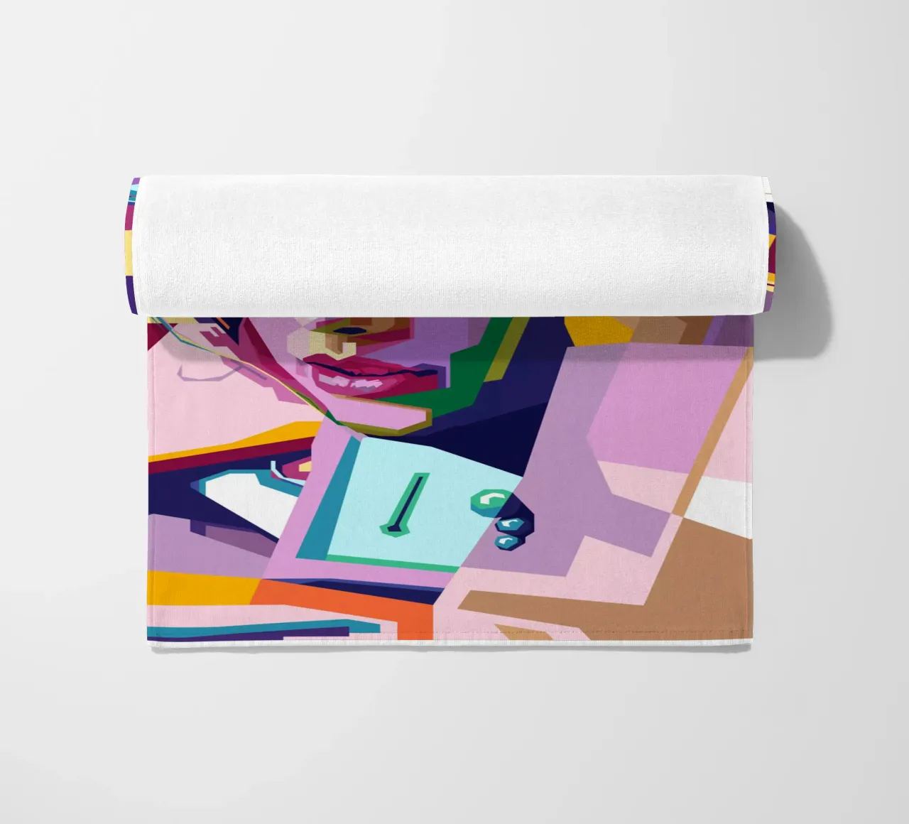 Taylor Swift WPAP Pop Art Stil Strandtuch von SW Artwork