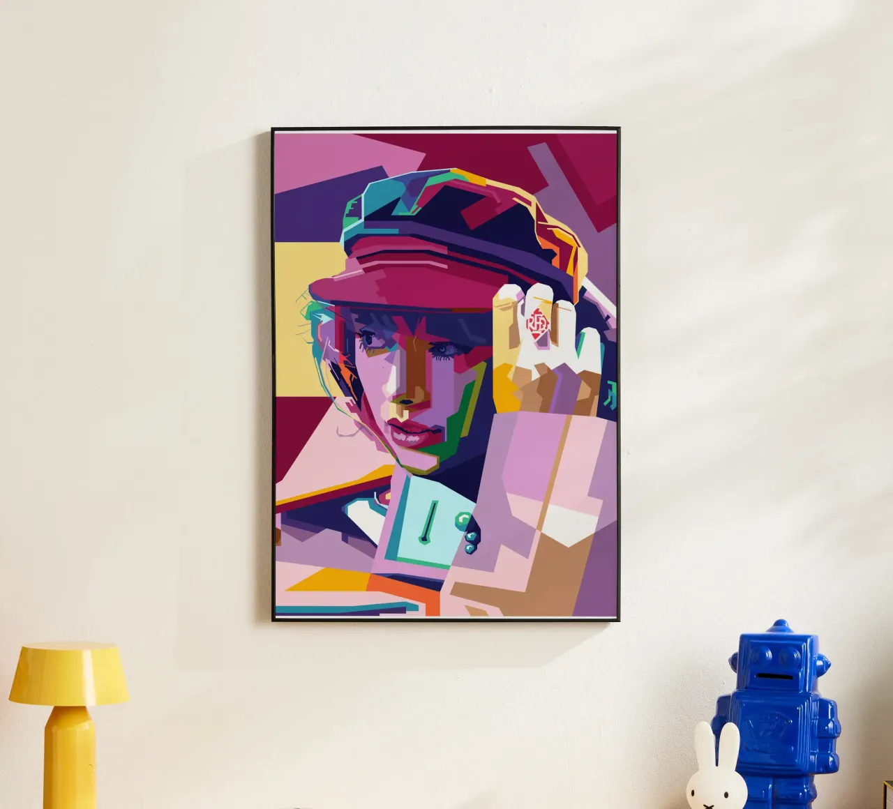 Taylor Swift WPAP Stile pop art pannello forex da SW Artwork