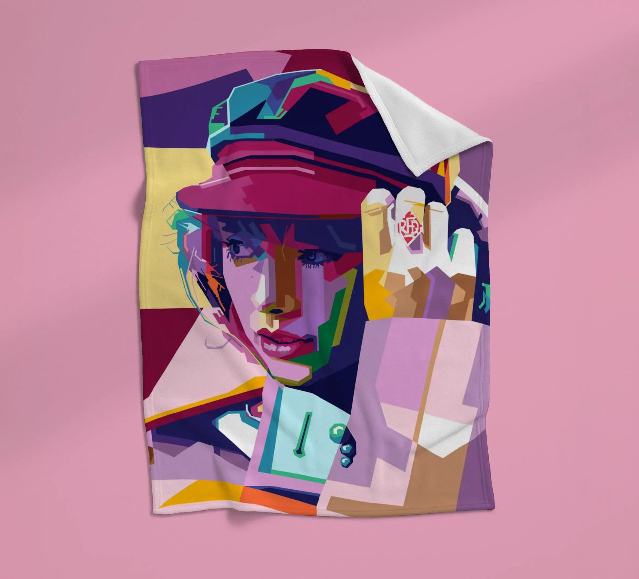 Taylor Swift WPAP Stile pop art coperta in pile da SW Artwork