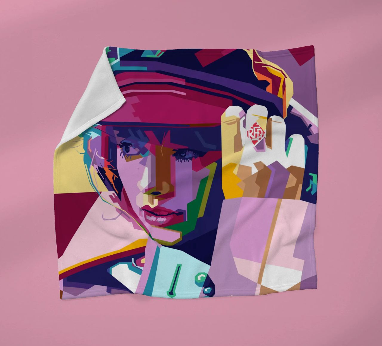Taylor Swift WPAP Stile pop art coperta in pile da SW Artwork