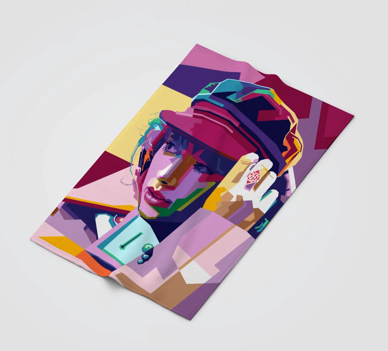 Taylor Swift WPAP Stile pop art coperta in pile da SW Artwork