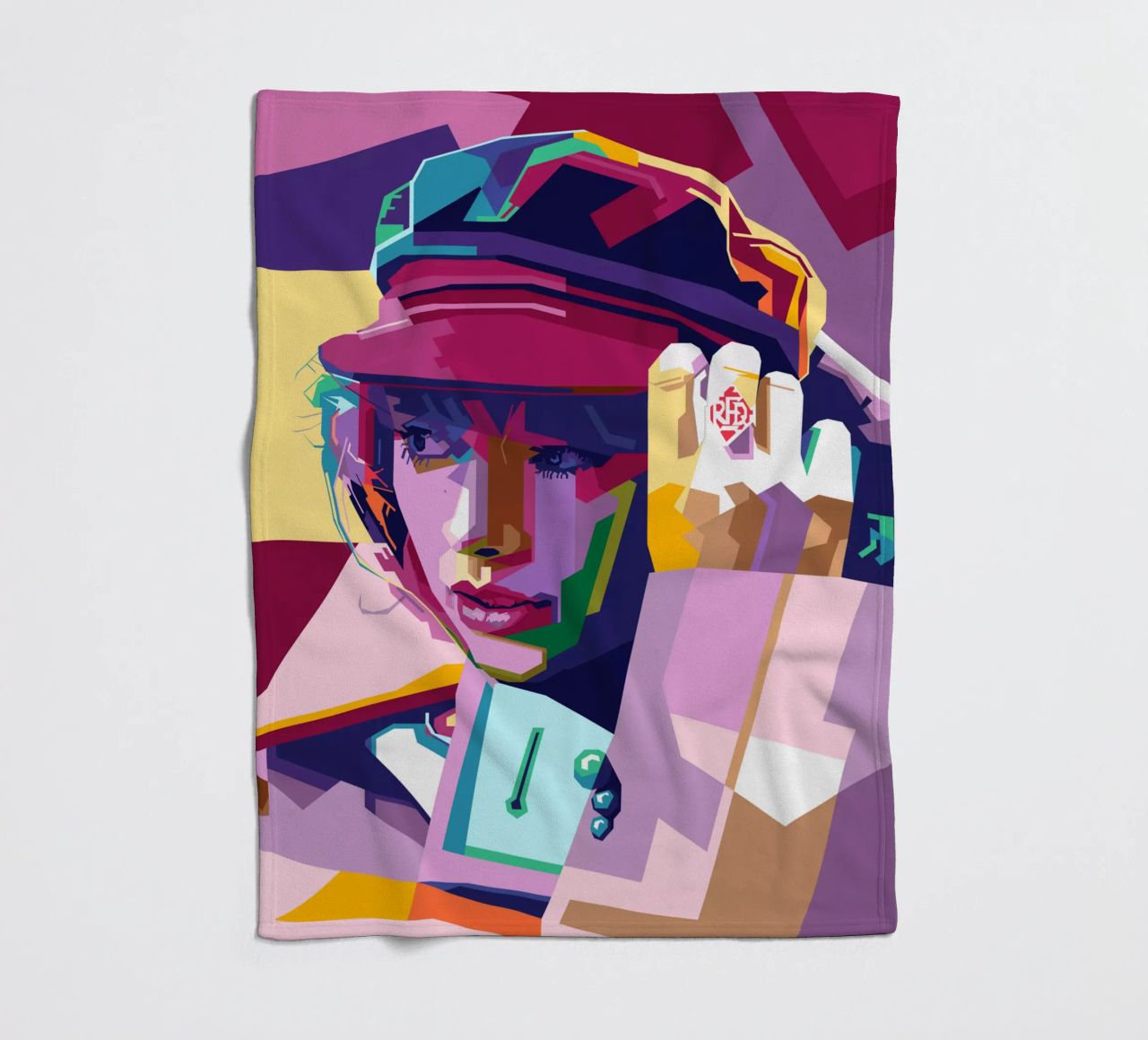Taylor Swift WPAP Stile pop art coperta in pile da SW Artwork