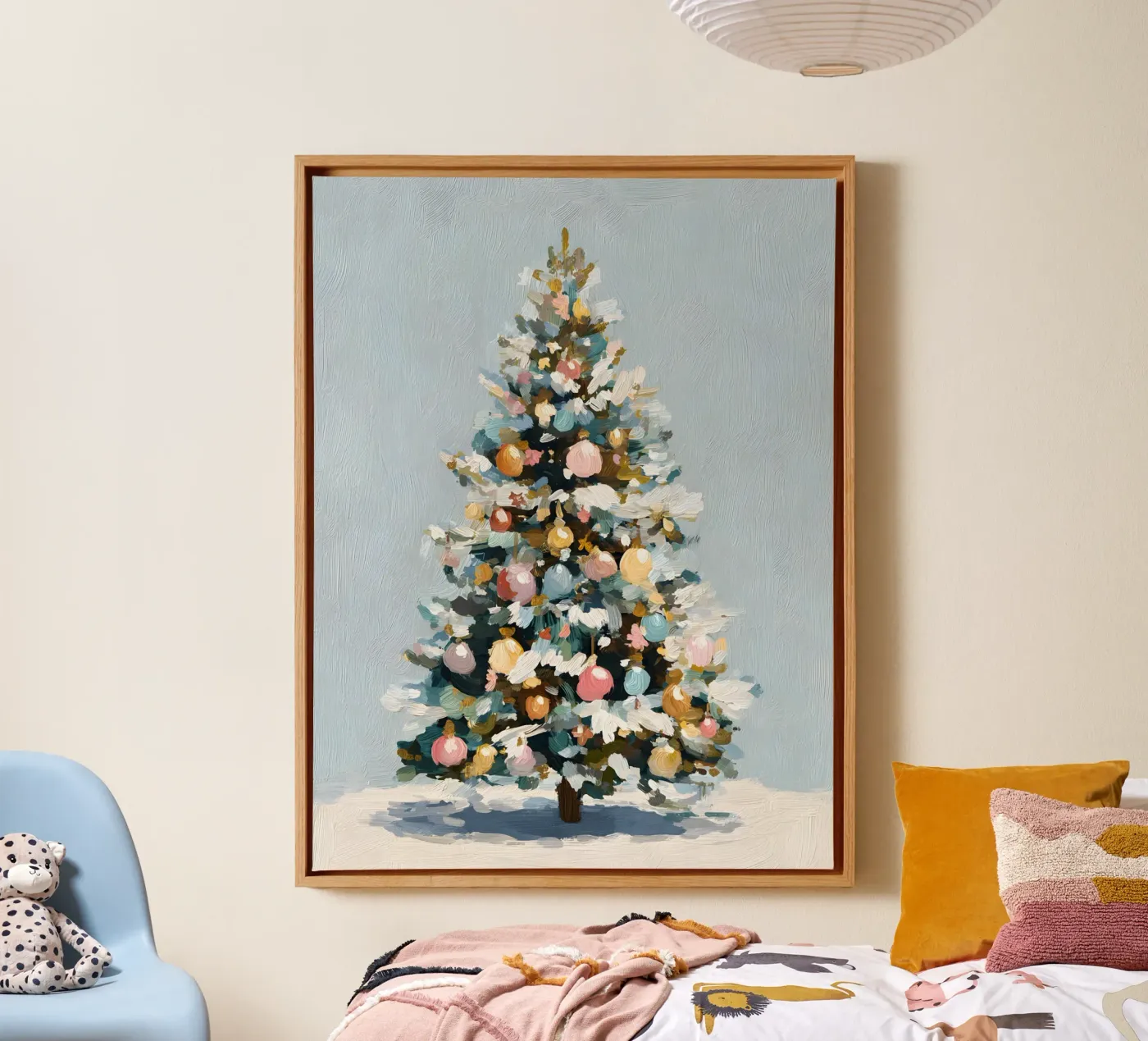 Celestial Pine Glow canvas van velvetstudio