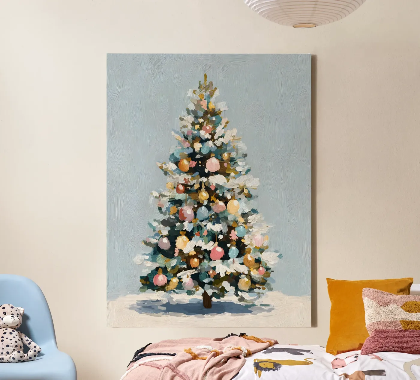 Celestial Pine Glow canvas van velvetstudio