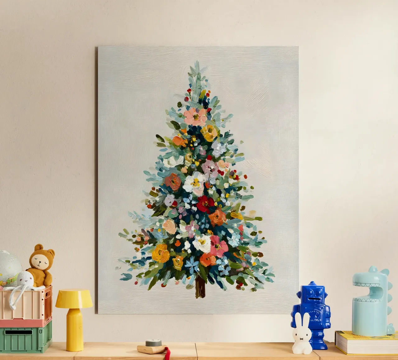 Festive Bloom Tree alluminio dibond da velvetwinterstudio