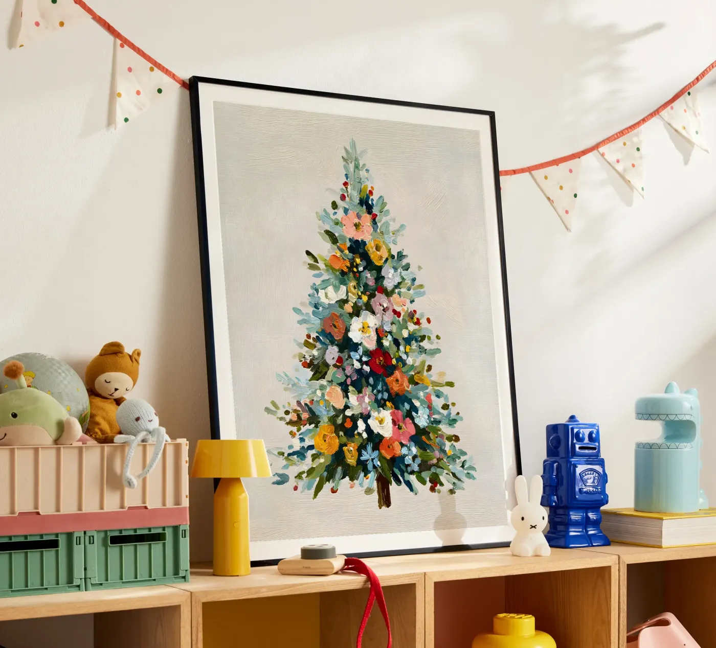 Festive Bloom Tree poster by velvetstudio