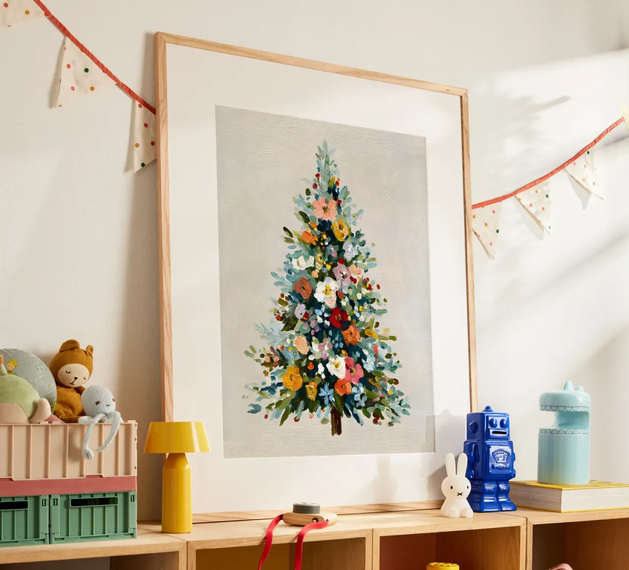 Festive Bloom Tree carta hahnemühle da velvetwinterstudio