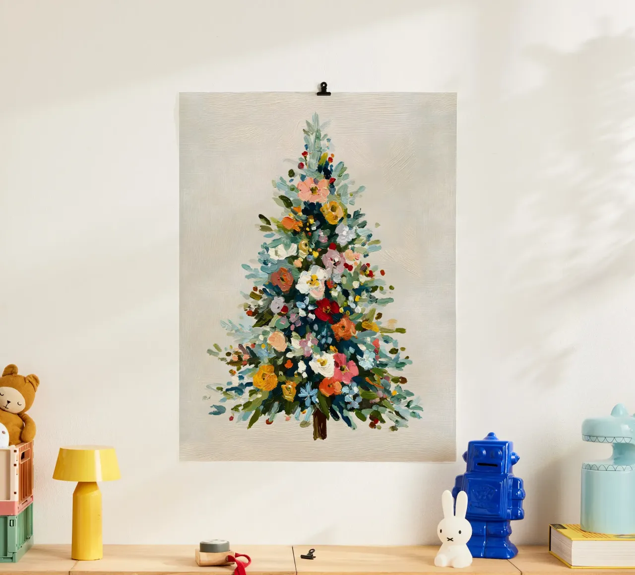 Festive Bloom Tree carta hahnemühle da velvetwinterstudio