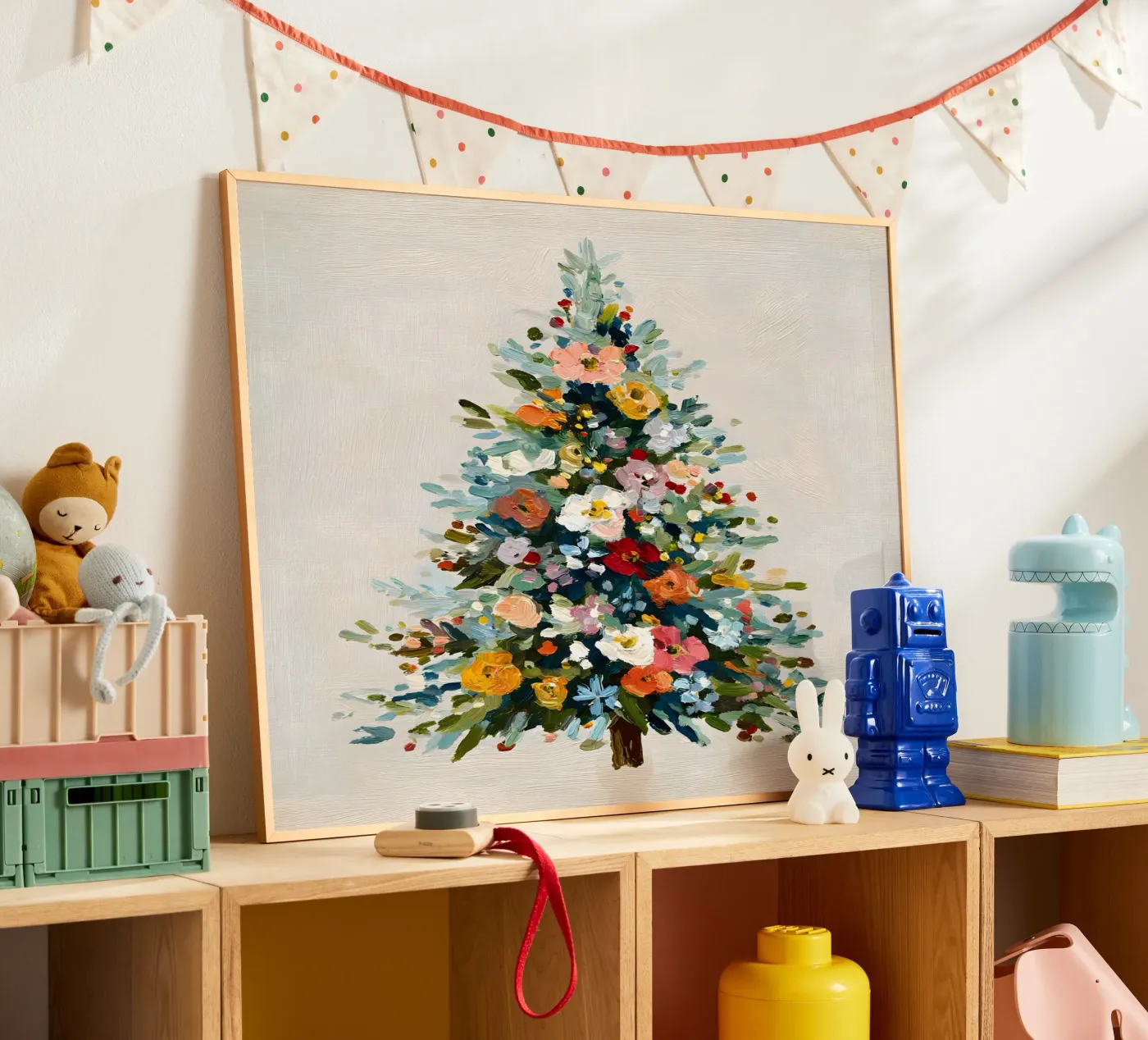 Festive Bloom Tree poster by velvetstudio
