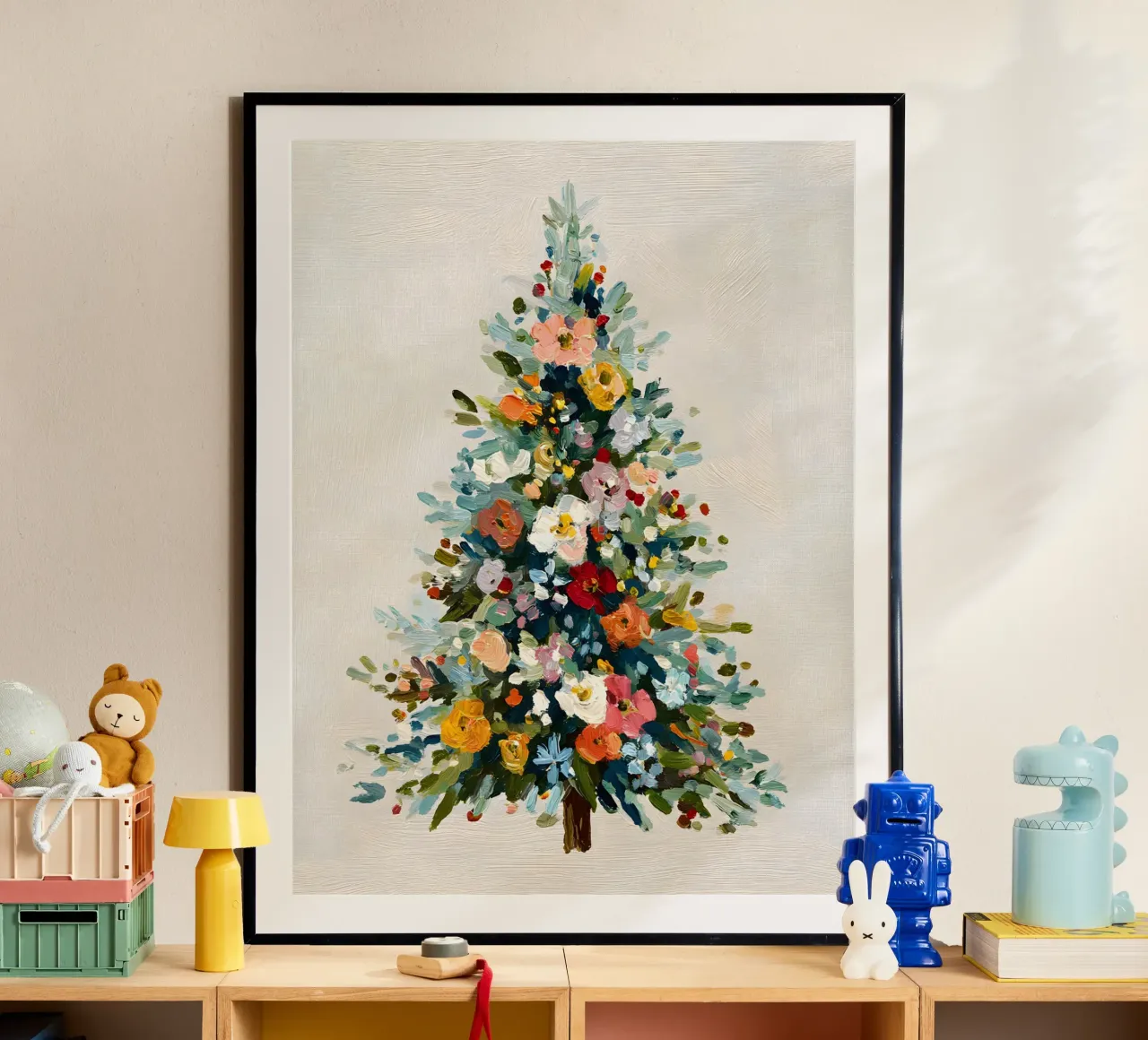 Festive Bloom Tree carta hahnemühle da velvetwinterstudio