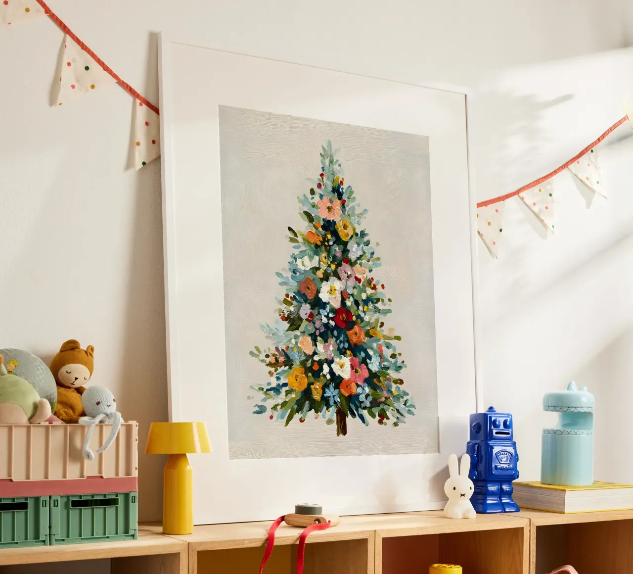 Festive Bloom Tree carta hahnemühle da velvetwinterstudio