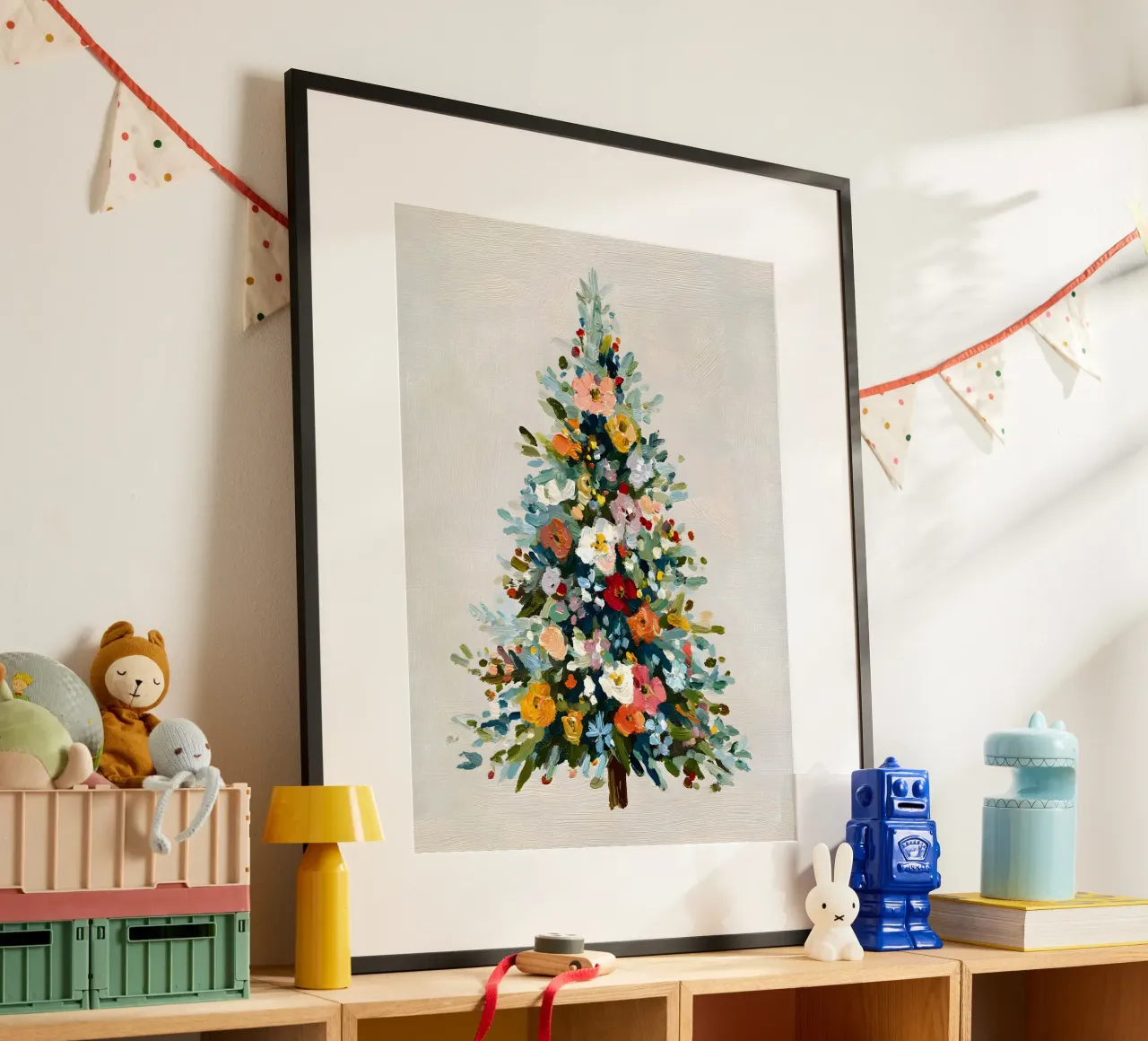 Festive Bloom Tree carta hahnemühle da velvetwinterstudio