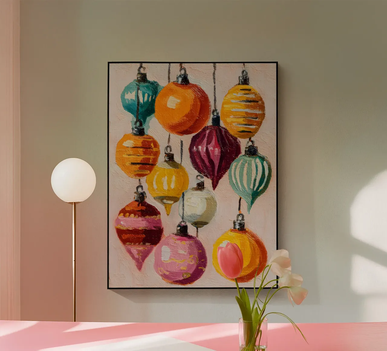 Retro Ornament Glow plexiglass da velvetwinterstudio