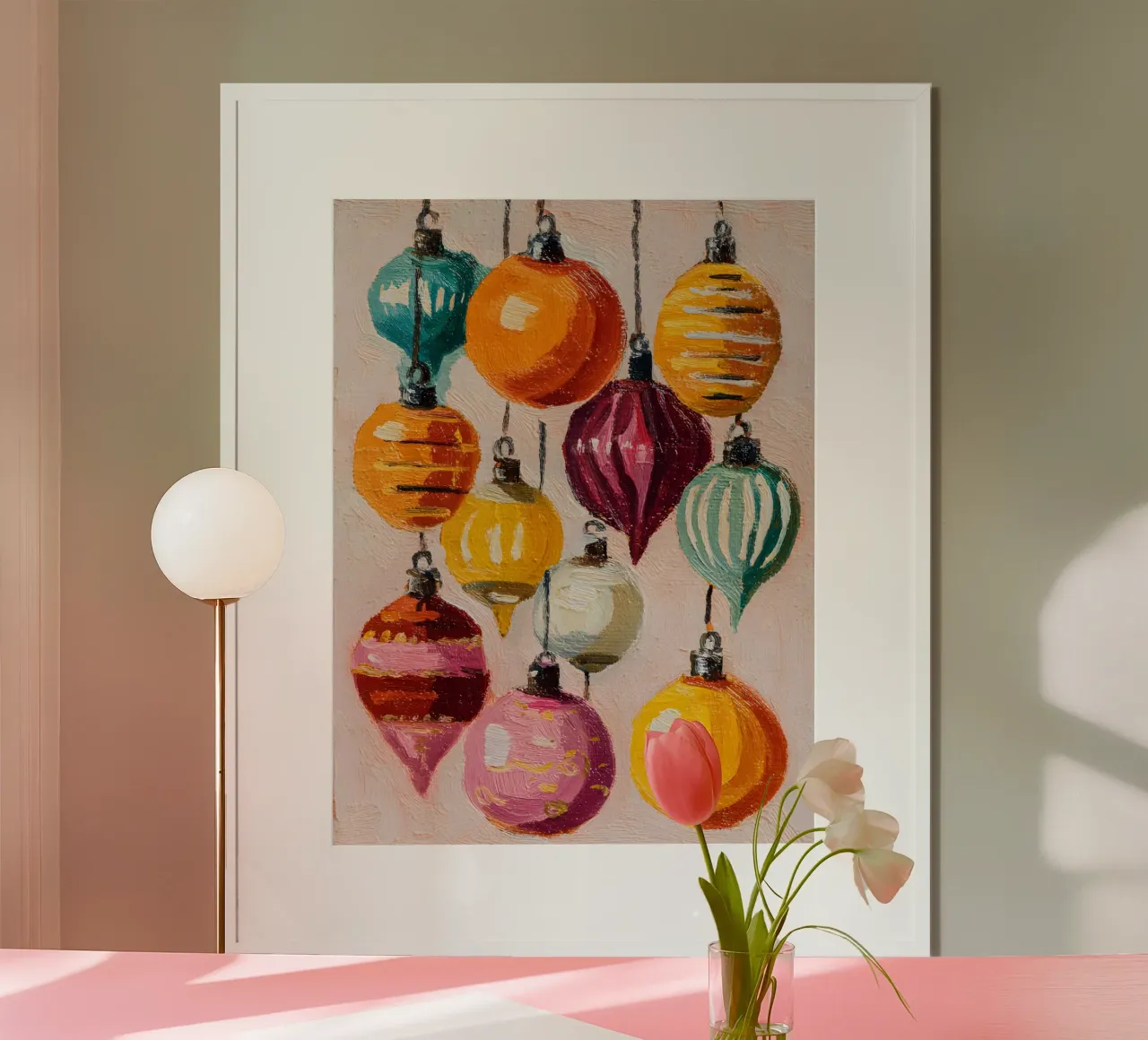 Retro Ornament Glow carta hahnemühle da velvetwinterstudio