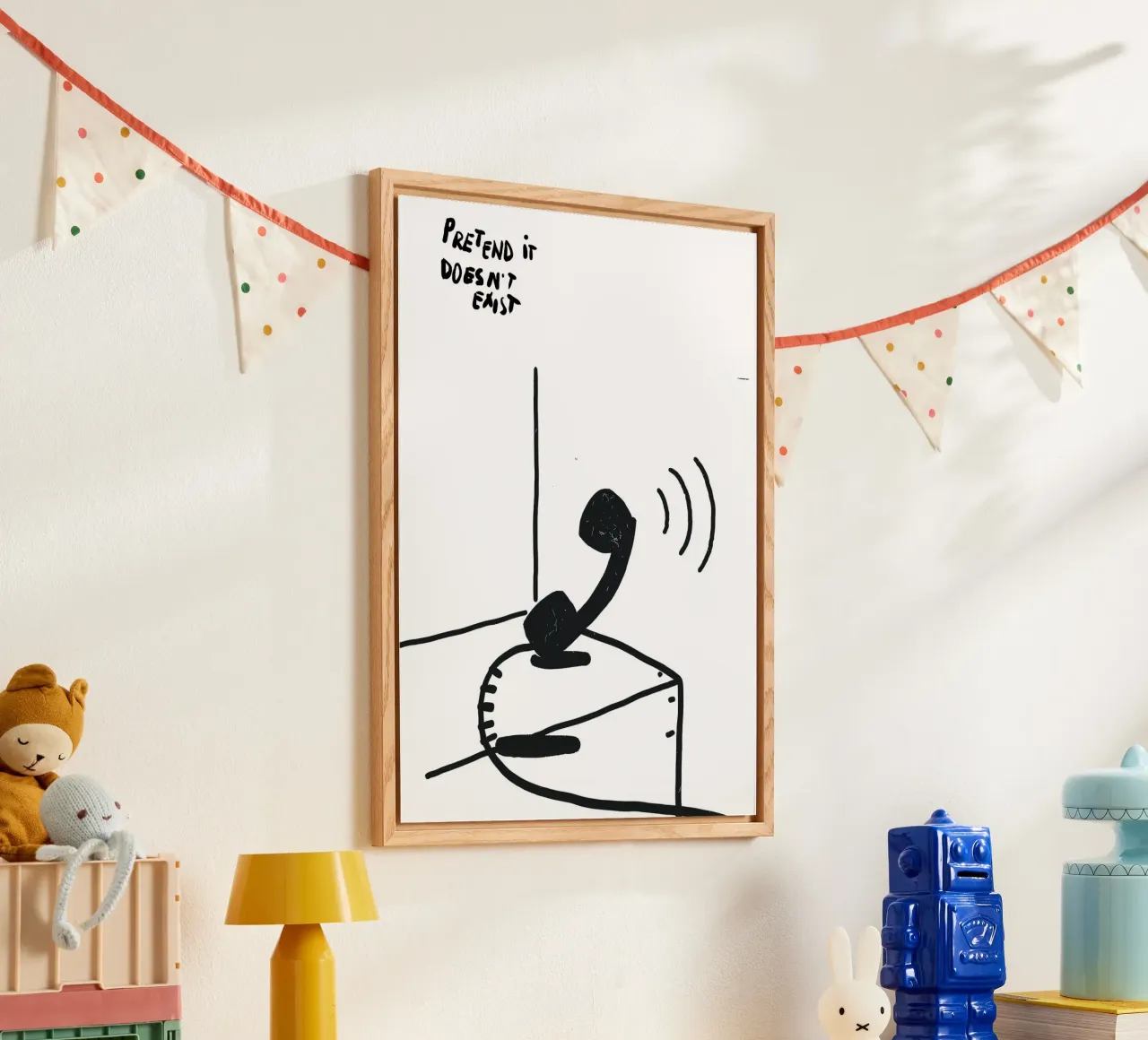 Pretend It Doesn't Exist plexiglass da vintageshop