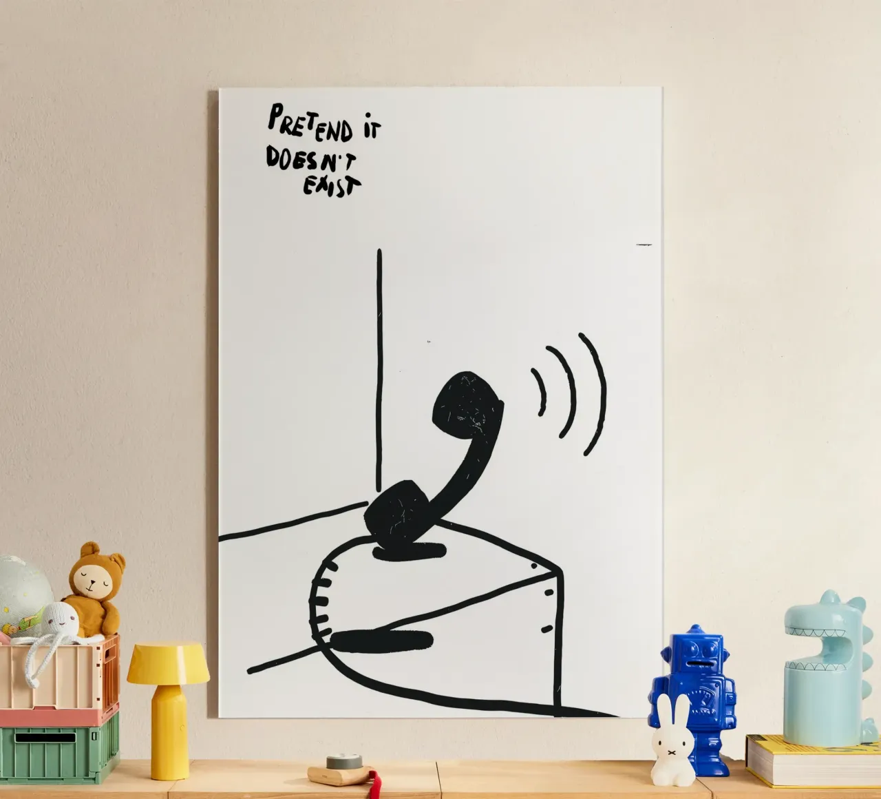 Pretend It Doesn't Exist plexiglass da vintageshop