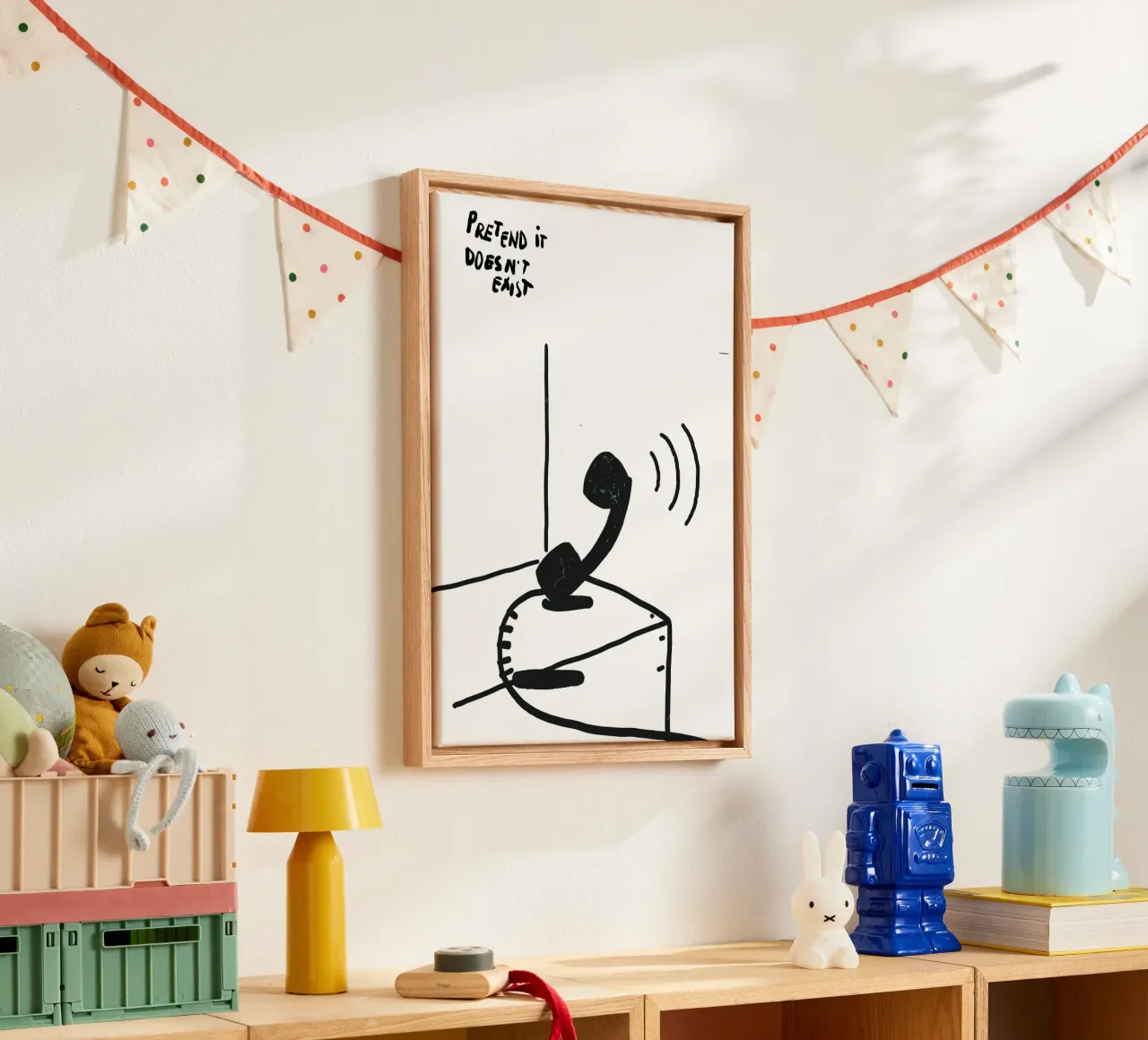 Pretend It Doesn't Exist canvas van vintageshop