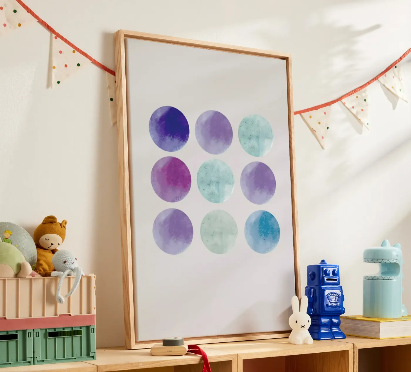 Dots canvas van XOXO Arte