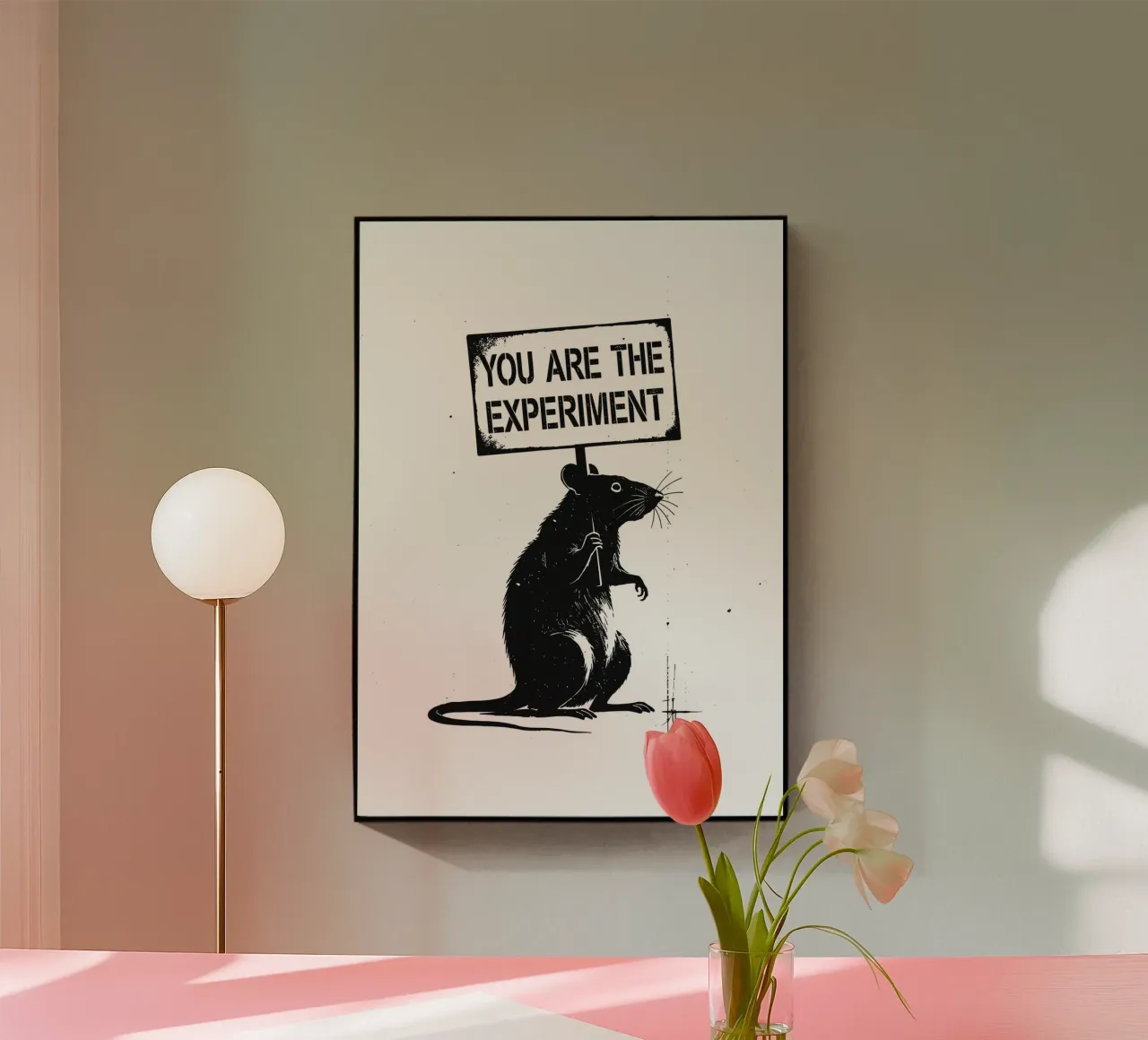 The Lab Rat Protest plexiglass da vintageshop