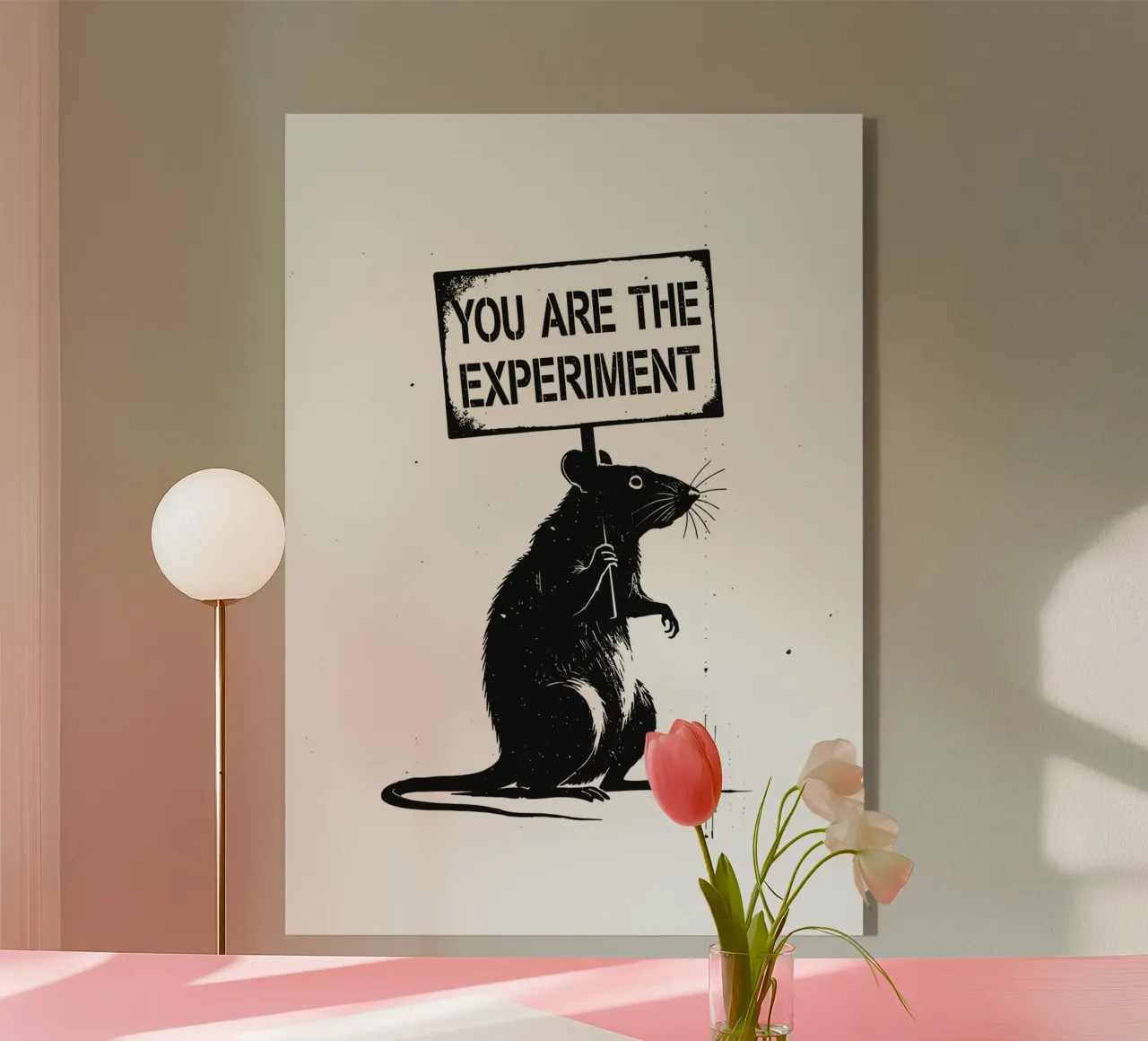 The Lab Rat Protest plexiglass da vintageshop