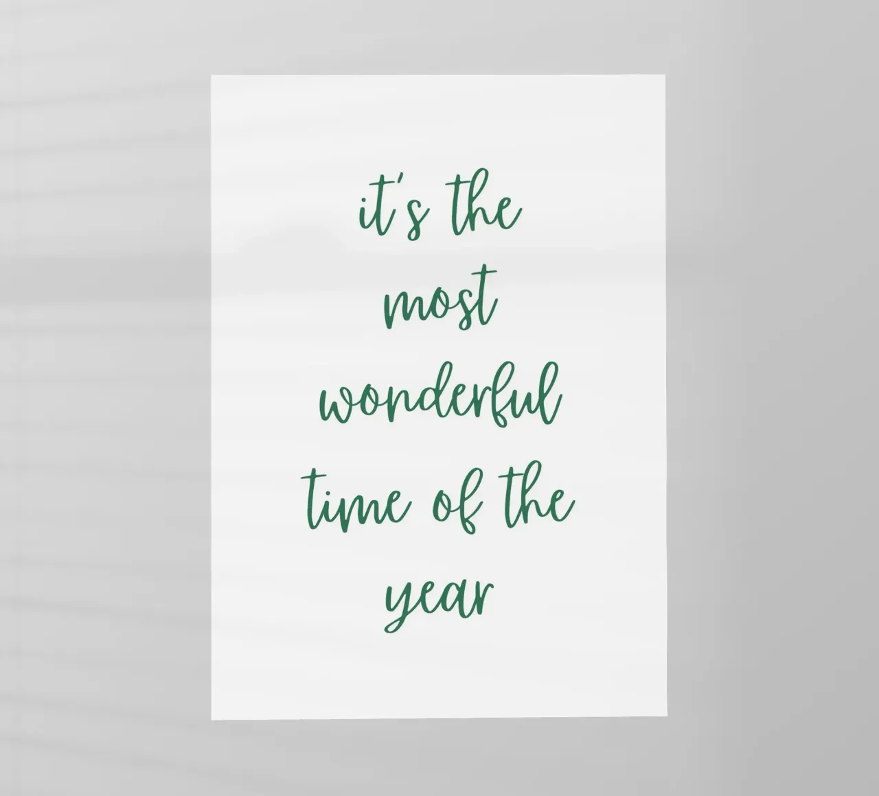 It's the most wonderful time of the year pellicola backlit da HolidaysCandyWalls