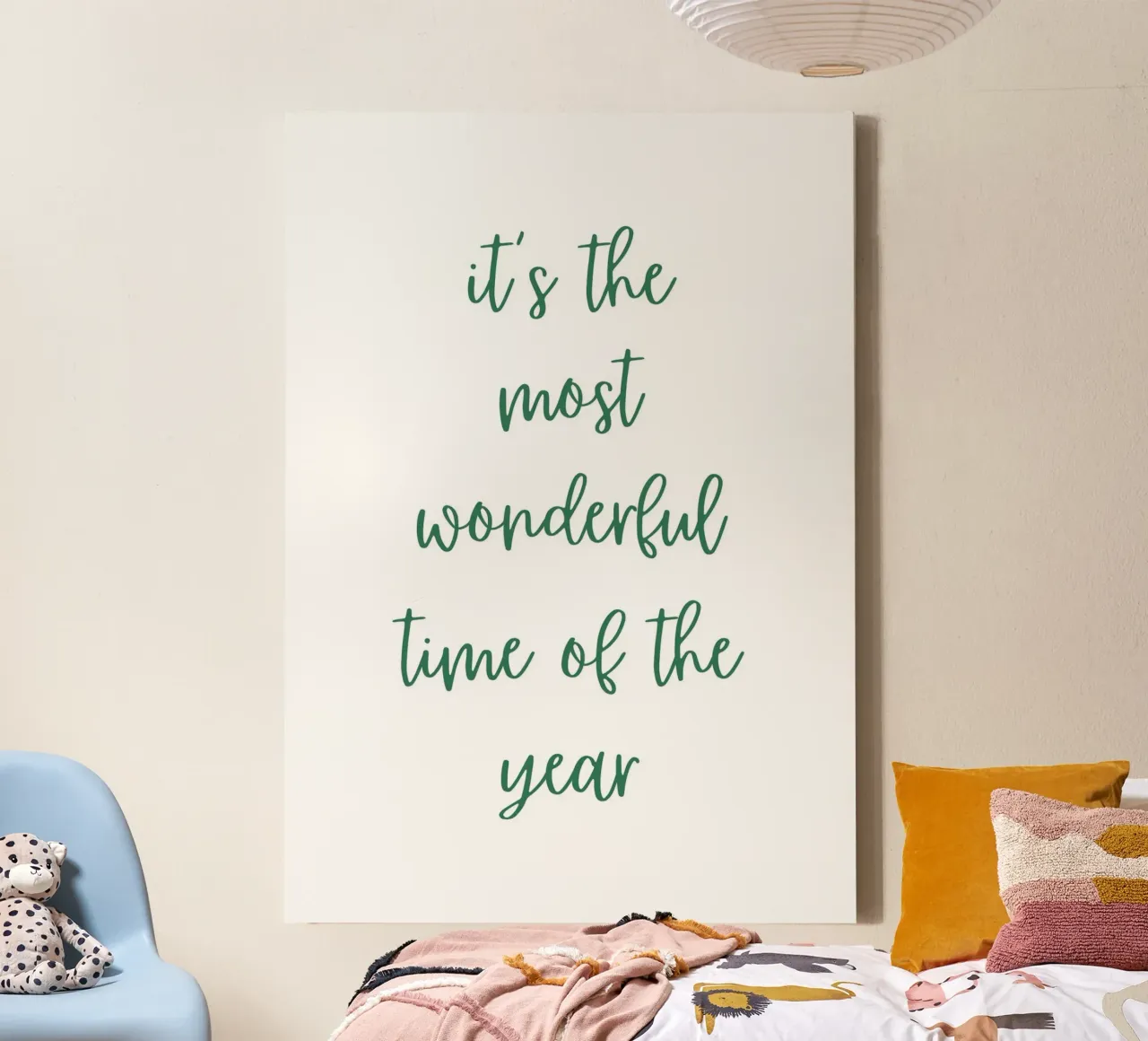 It's the most wonderful time of the year canvas van HolidaysCandyWalls