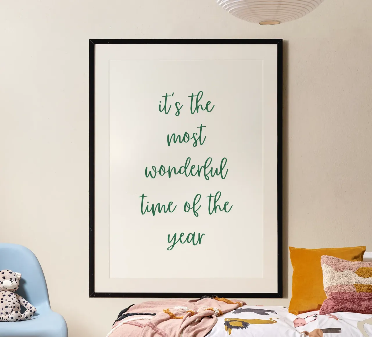 It's the most wonderful time of the year carta hahnemühle da HolidaysCandyWalls