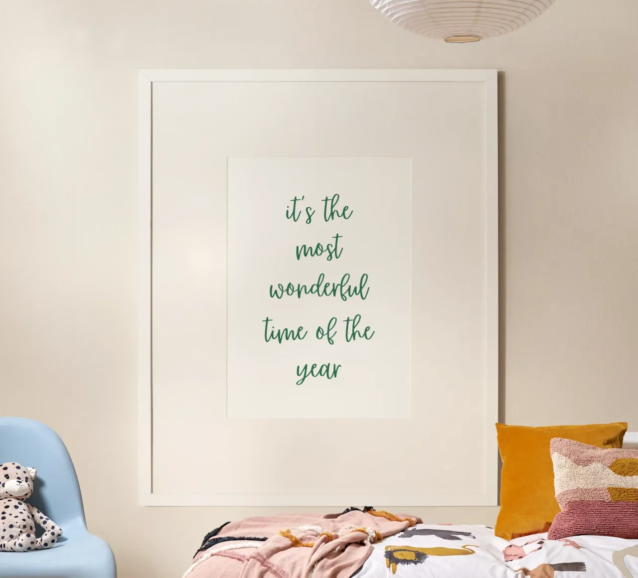 It's the most wonderful time of the year carta hahnemühle da HolidaysCandyWalls