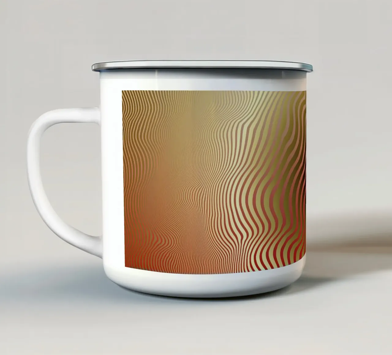 Nucleus tazza in smalto da Angelo Cerantola
