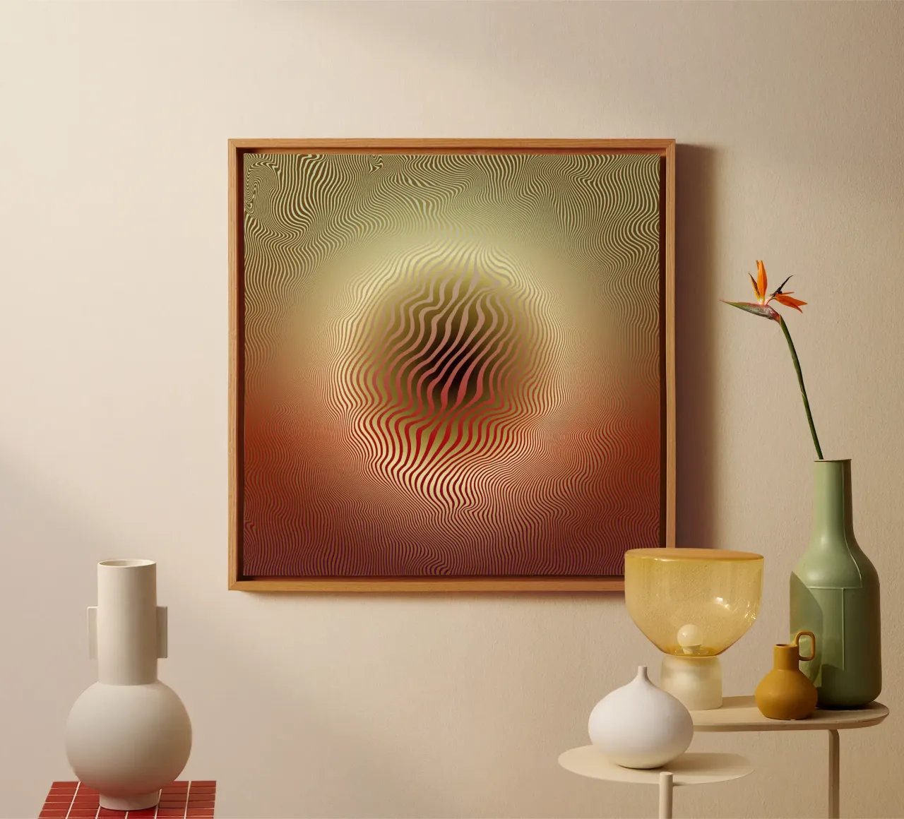Nucleus canvas van Angelo Cerantola